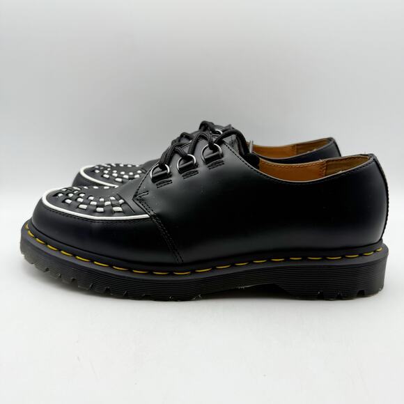 Dr. Martens Womens Ramsey Lace Up Oxfords EU 45 US 12 Black Leather EUC - Picture 8 of 14